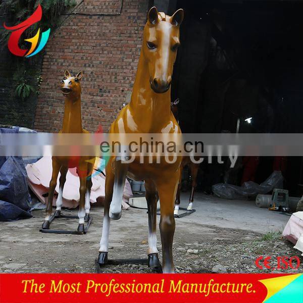 Hot Sale Horse Sculpture Fiberglass Horse Decoration