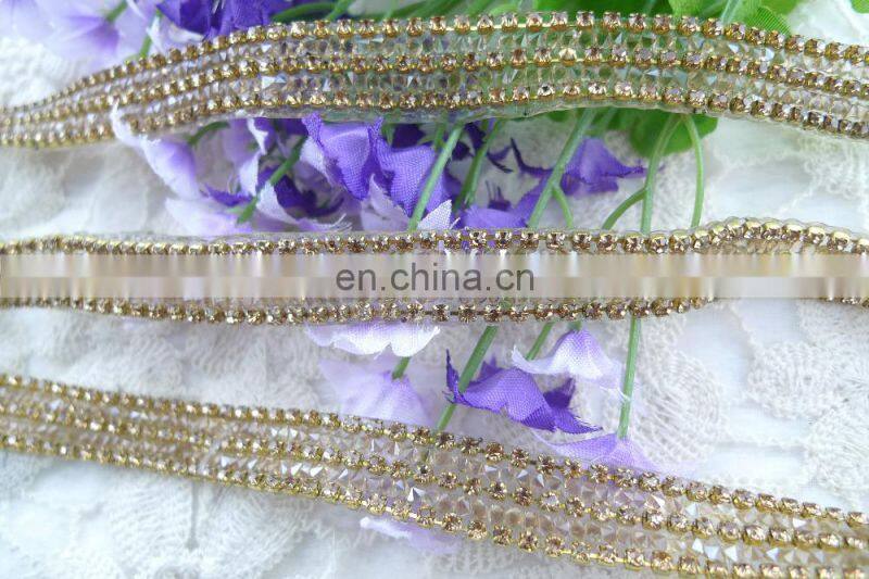New Design Hot Fix Trim Bag Accessories,rhinestone trimming