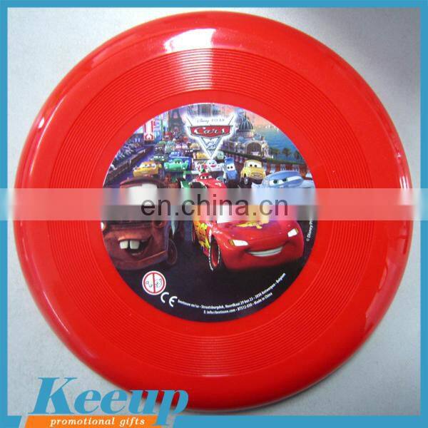 2015 Hot sale new products advertising PP Plastic Material frisbee and flying disc for playing