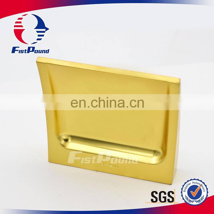 New design 2017 metal paperweight in gold and nickel plating