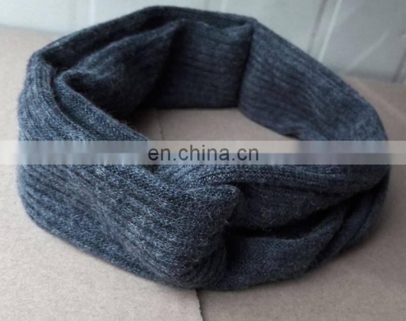 Pure color soft cotton hair band hair accessories elastic knitted cotton headband women