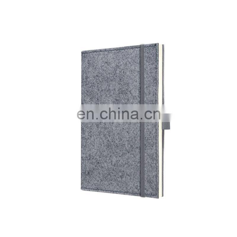 2019 new trend customized Felt diary cover notebook
