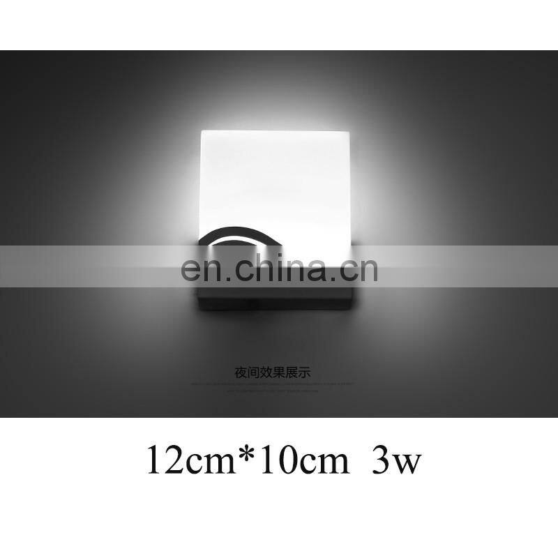 Innovative wall lamp led modern bedside lamp living room Nordic bedroom balcony simple corridor staircase aisle wall lamp