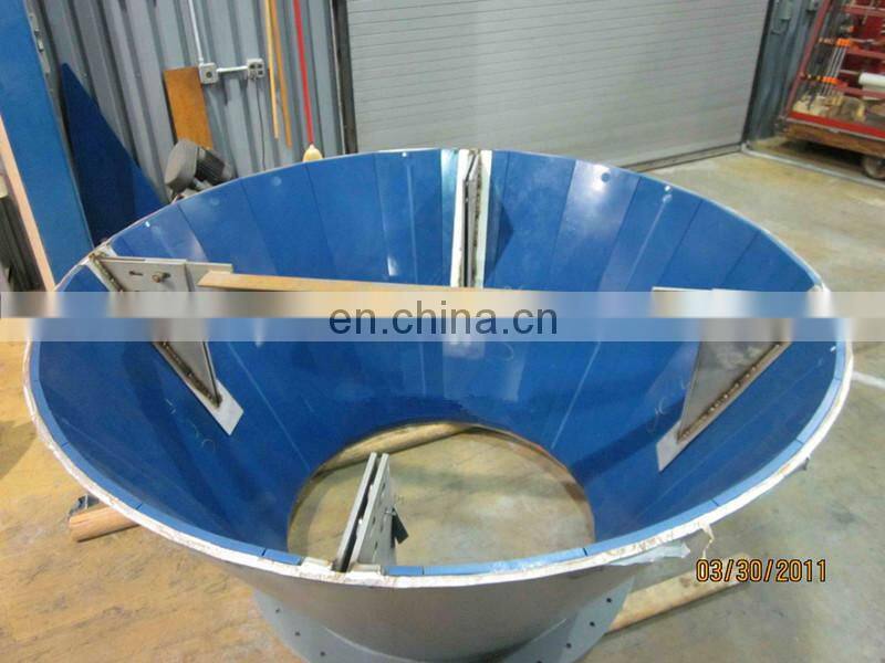 UHMW polyethylene plastic sheet chute bunker truck bed liner/coal bin liner/hopper lining