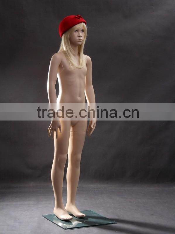 Cheap Fiberglass Children Mannequin Teenager Girls Realist Dummy Manikin SK02