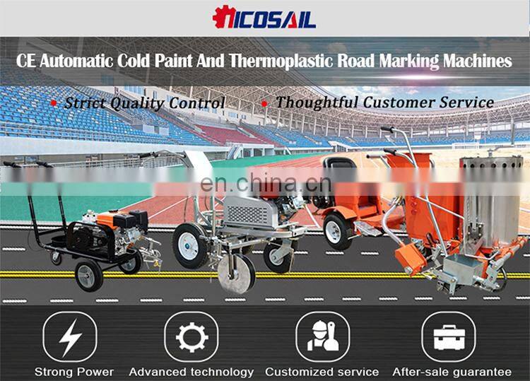 Hongda Engine Walk-up Cold Spray Automatic Cold Paint And Thermoplastic Road Marking Machines Price For Sale