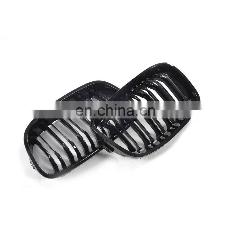 M Style F20 Front Kidney Grill for BMW 118i 120i 125i Hatchback 12-14 Glossy Black