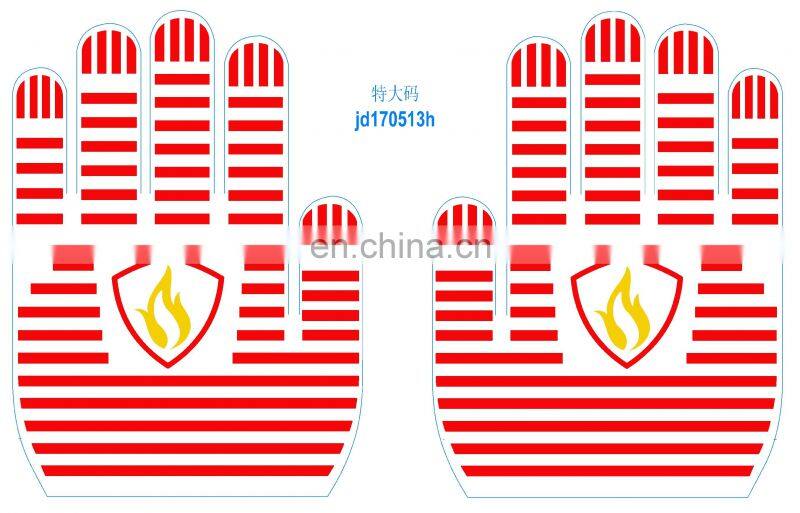 Hot Selling Double Layer Aramid Seamless Knit 932 F Heat Resistant BBQ Grill Kitchen Cooking Oven Gloves