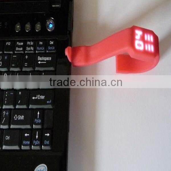 2013 NEW Most Popular USB Led Watch Free Shipping