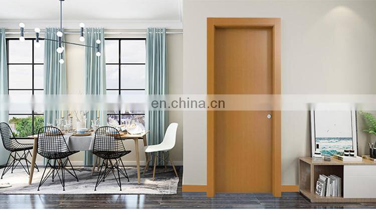 modern rustic interior wooden bedroom apartment door designs veneer wooden flush door for sale