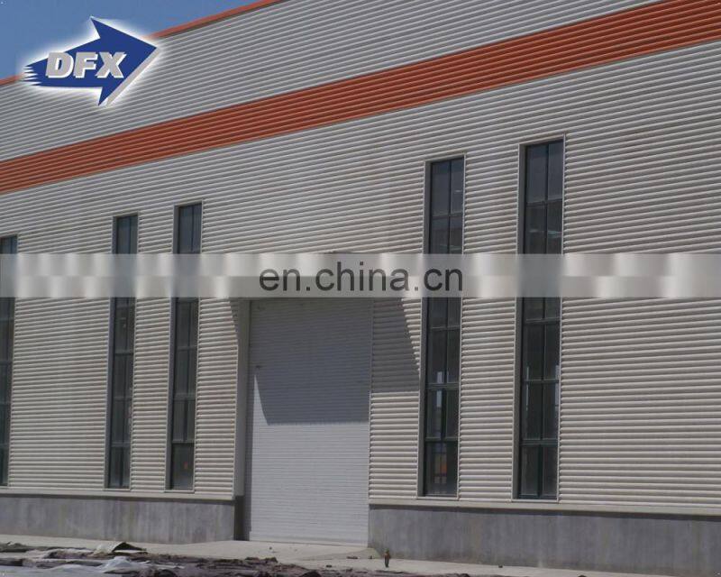 Qingdao clear span high rise pre engineering fabric steel structure workshop modular building
