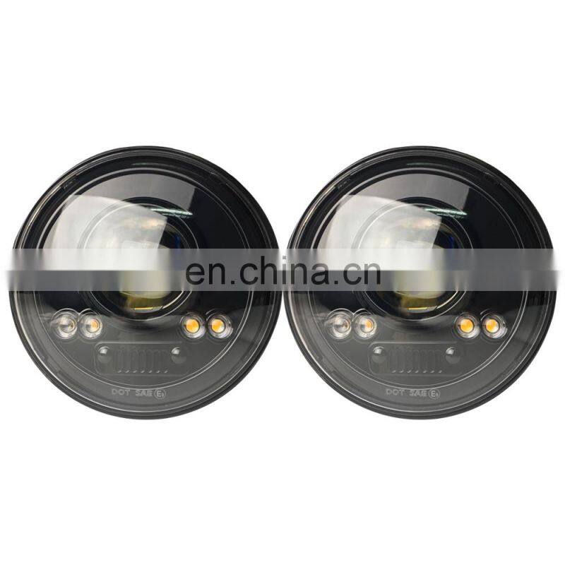 for jeep for wrangler led headlight 7 inch car led headlight head lamp