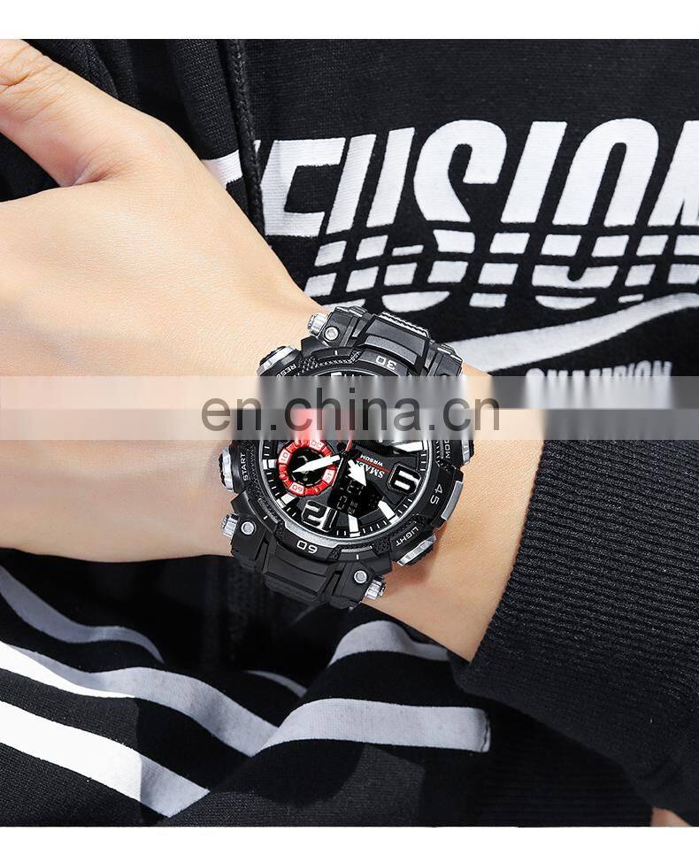 SMAEL1921 Quartz Watch Men Watch Waterproof Stopwatch LED Watches Male Clock Sport Men Digital Wristwatch