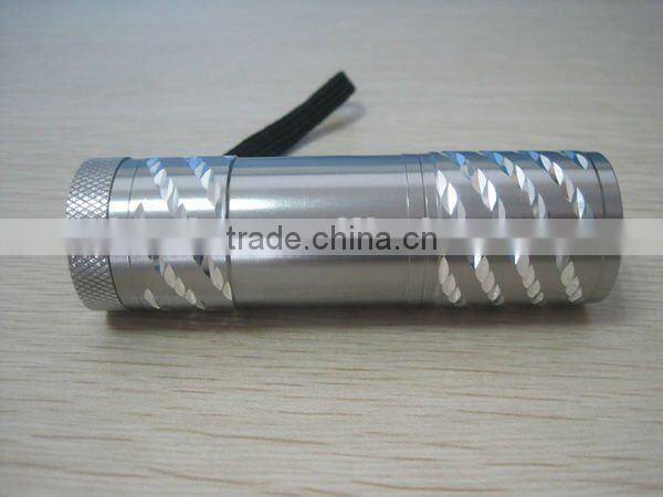 new arrival beautiful super bright aluminum 9 led light