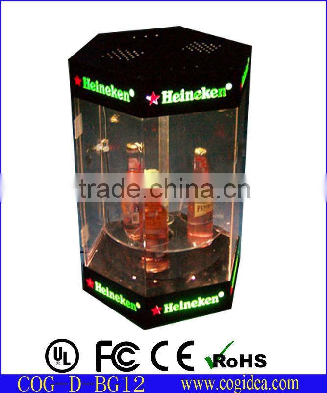 Perfect acrylic led bottle display bottle stand led liquor display Advertisement products!