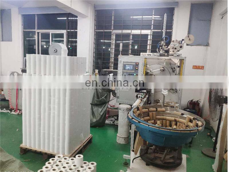 UR320S Automatic Non-stop 4 Rotary Spindle Adhesive Sticker Label Turret Rewinder Machine with Automatic Paper Core Feeder