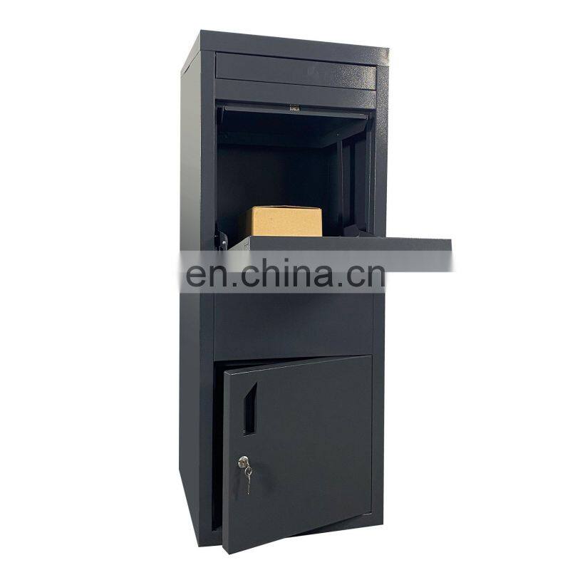 Modern Parcel Box Factory Direct Drop Multi-Chambered Package Delivery Parcel Mail Drop Box for Porch