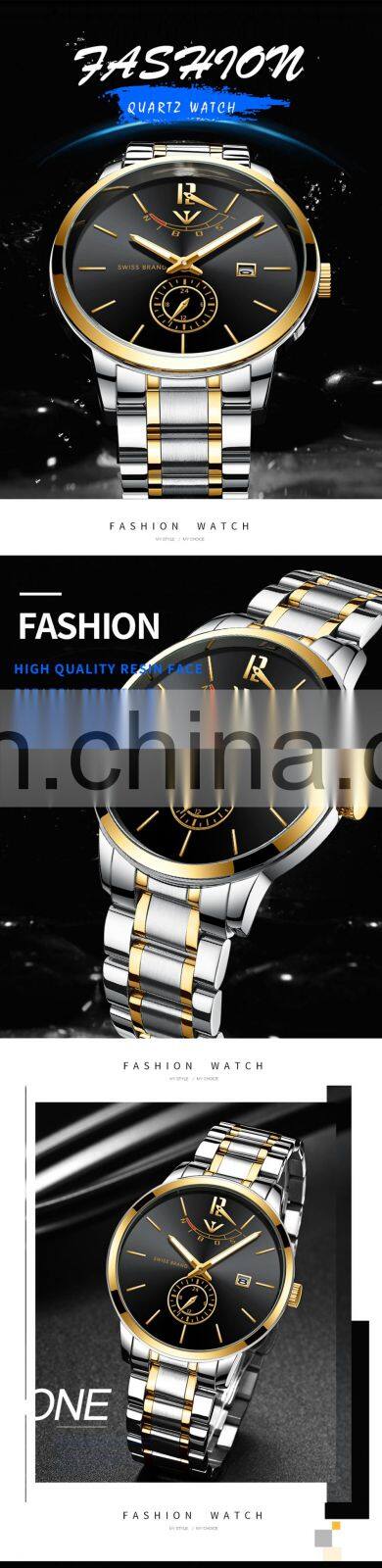 NIBOSI Relogio Masculino Relojes 2020 Gold Watch Mens Watches Top Brand Luxury Sport Quartz Watch Business Waterproof Wristwatch