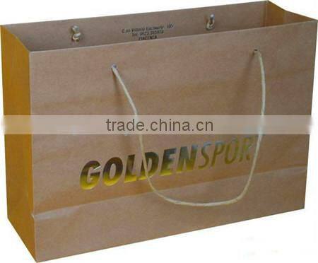 2014 custom made high quality eco-friendly printed paper shopping bags