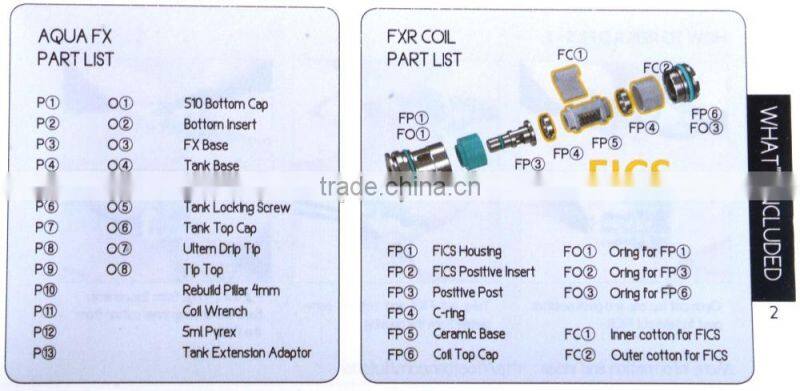 2015 newest CACUQ wholesale Footoon AQUA FX RTA with Top Filling Tank Atomizer Ceramic Coil 3ml/5ml Footoon AQUA FX RTA tank