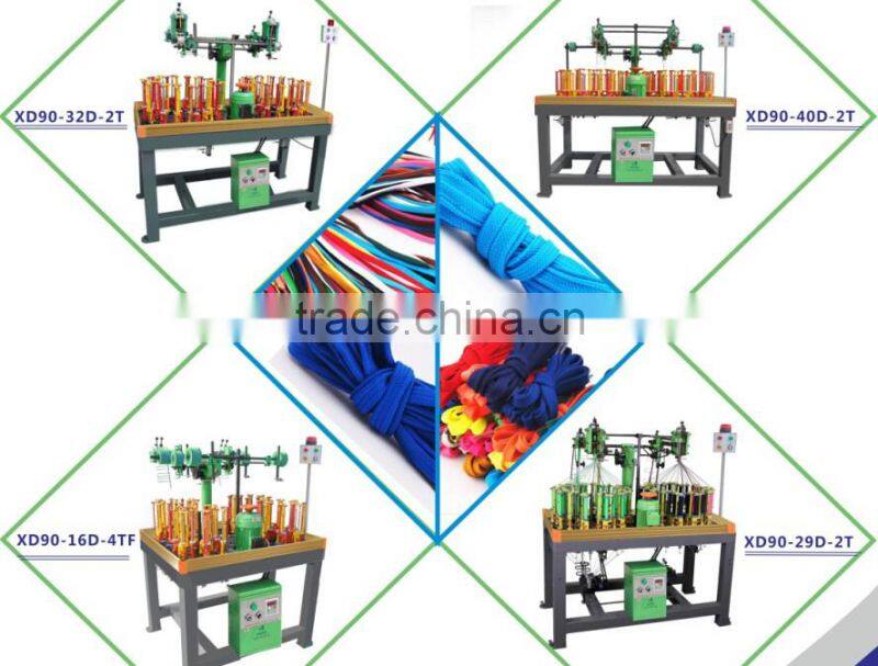 Round Shoelace/Flat Rope High Speed Braiding Machine