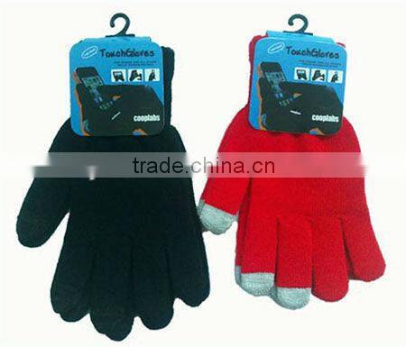 New fashion 2015 custom winter warm phone touch screen glove,warm gloves