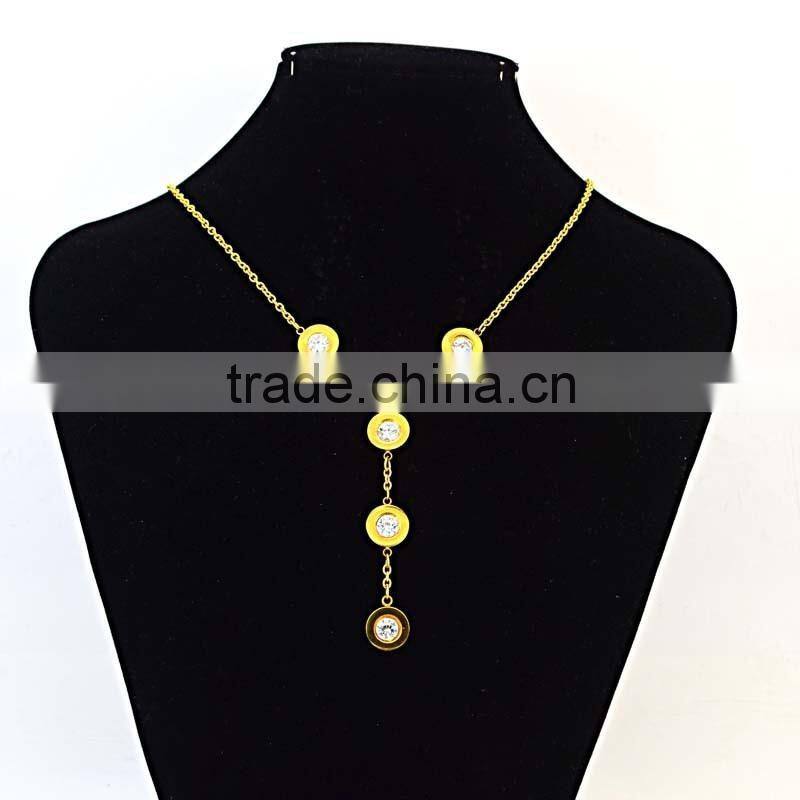 Fashion Jewelry 2016 Gift Models Of Gold Chains Tassle Necklace