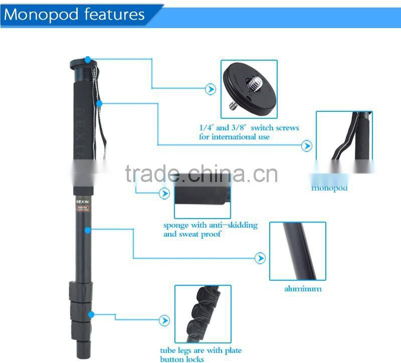 Low Price aluminium telescopic tube products Professional monopod for camera