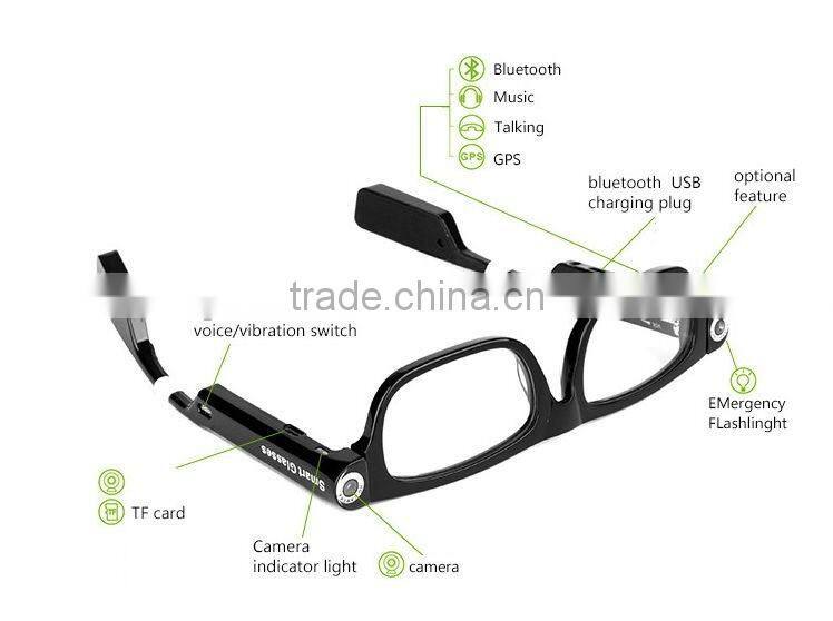 Sexy Mini 720P Sexy Video Recorder Glasses with Bluetooth connective for MP3 and Phone Calls