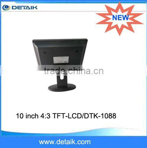 DTK-1088T USB HD Input 10 Inch TFT LCD Car TV Monitor