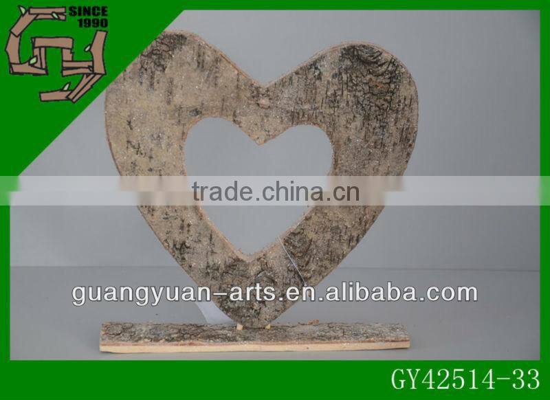 2014 decorative solid wood birch star