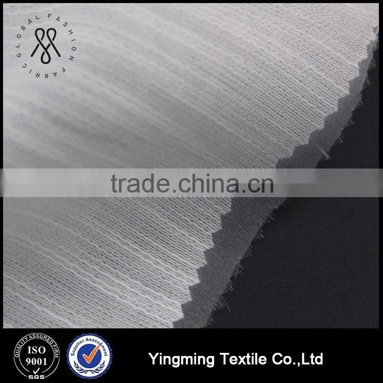 Wholesale 100% Polyester Double Layer Organza Fabric for Women's Fashion Dresses/Blouses/Shirts/Skirts