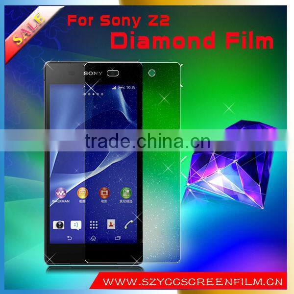 For Sony Xperia Z2 Diamond Screen Films with Small Quantity Order