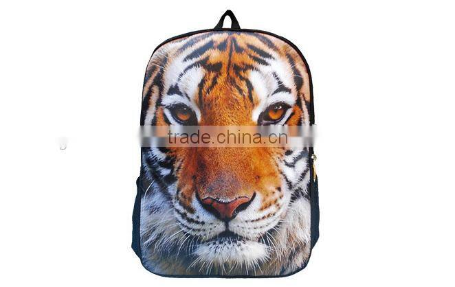 Newest Design Cheaper Cute 3D Animal Printing Backpack