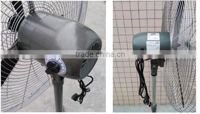 Powerful floor industrial fan, metallic fan, industrial stand fan