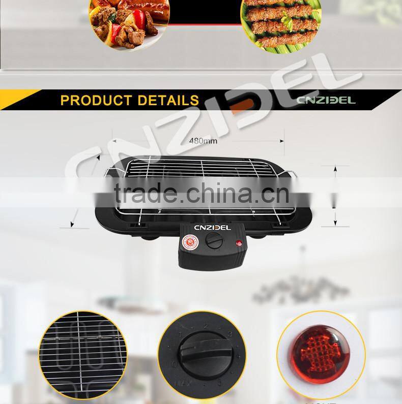 Portable BBQ grill pan with designed logo from clients Cnzidel