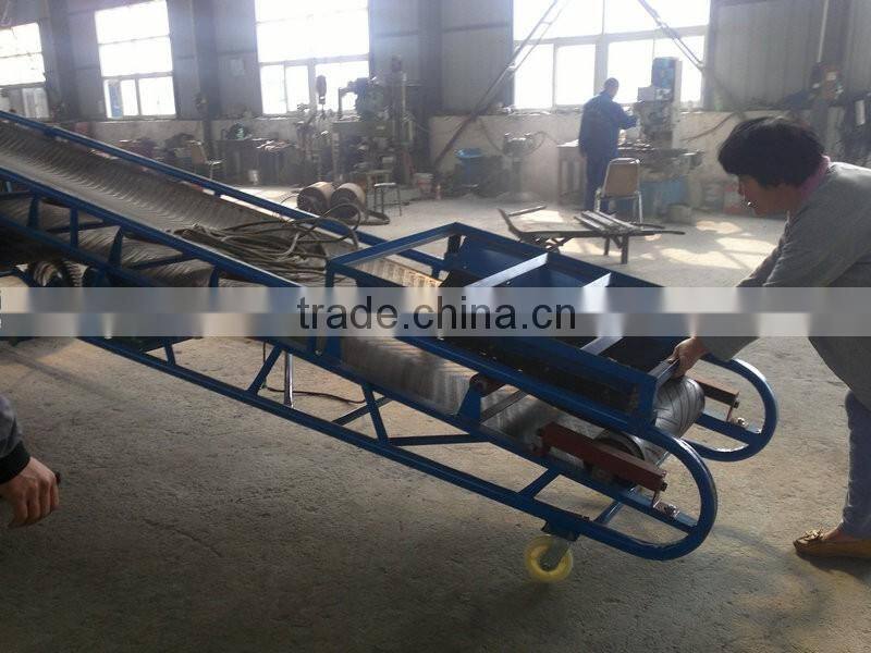 Portable belt conveyor machine price