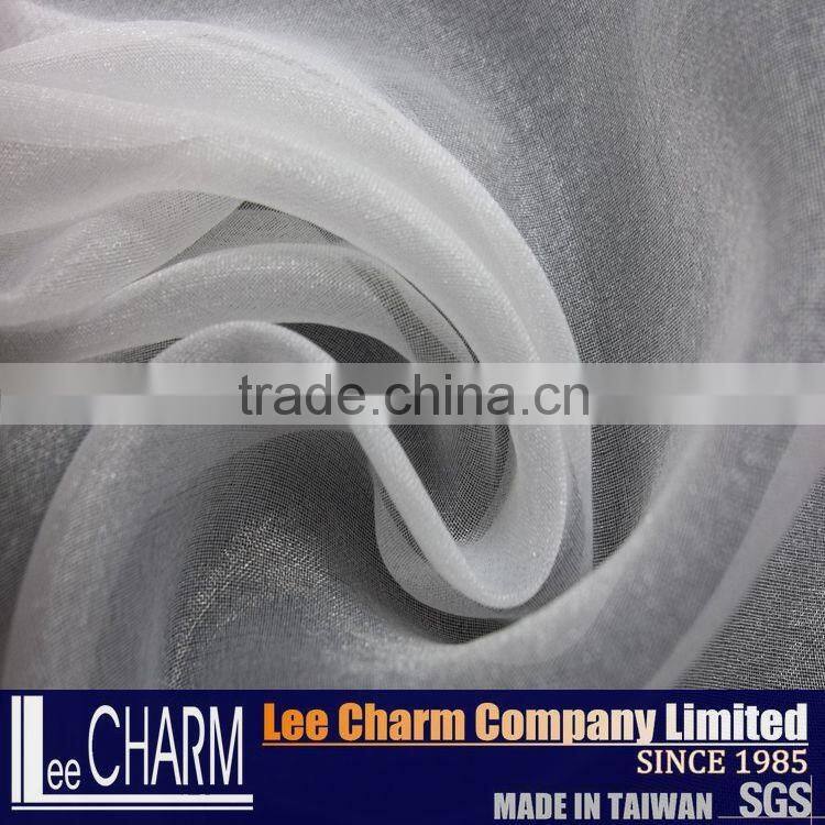 Rainbow Christmas Blush Organza Fabric