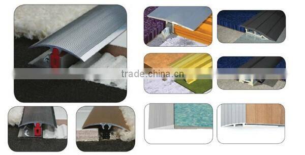 Customized size aluminum T floor cover strips