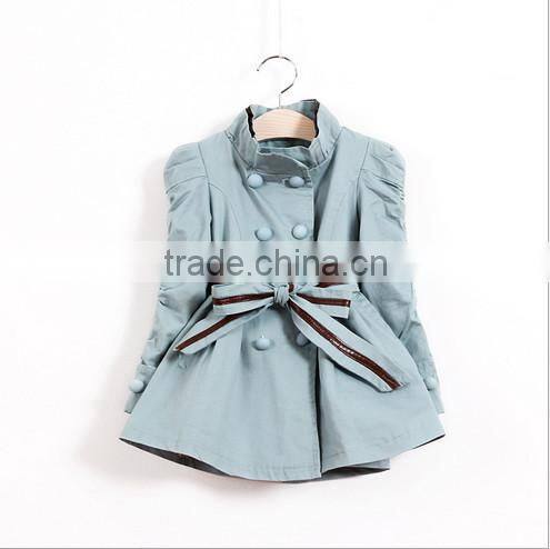 Khaki Fahion Kid Wear Autumn Coat