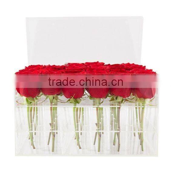 New Product 2016 Wholesale acrylic flower box