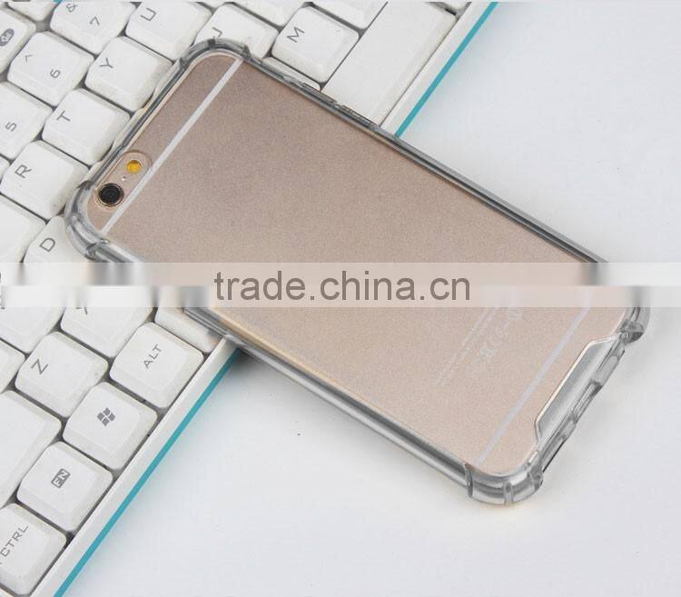 Transparent TPU and PC clear case for iphone6,S7
