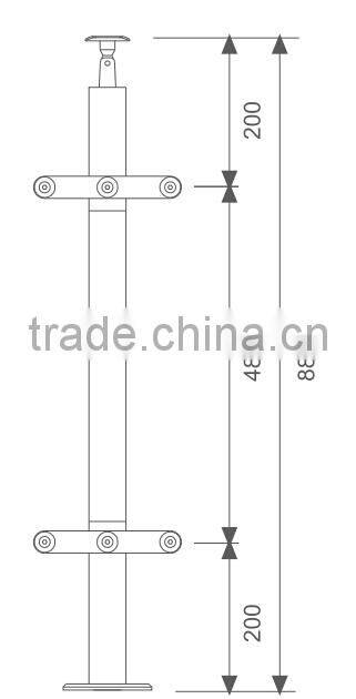 balcony stainless steel railing/stainless steel railing RP-58