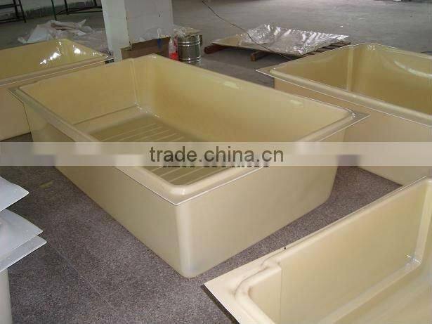 Vacuum forming industrial white ABS polymer plastic