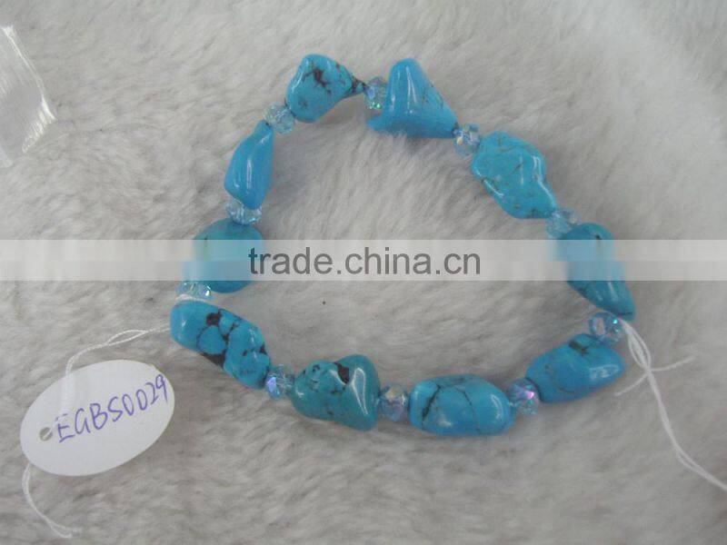 Colorful Round Beads Nature Gemstone Bracelet Wholesales