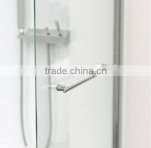 Single panel standard bath screen with towel rail