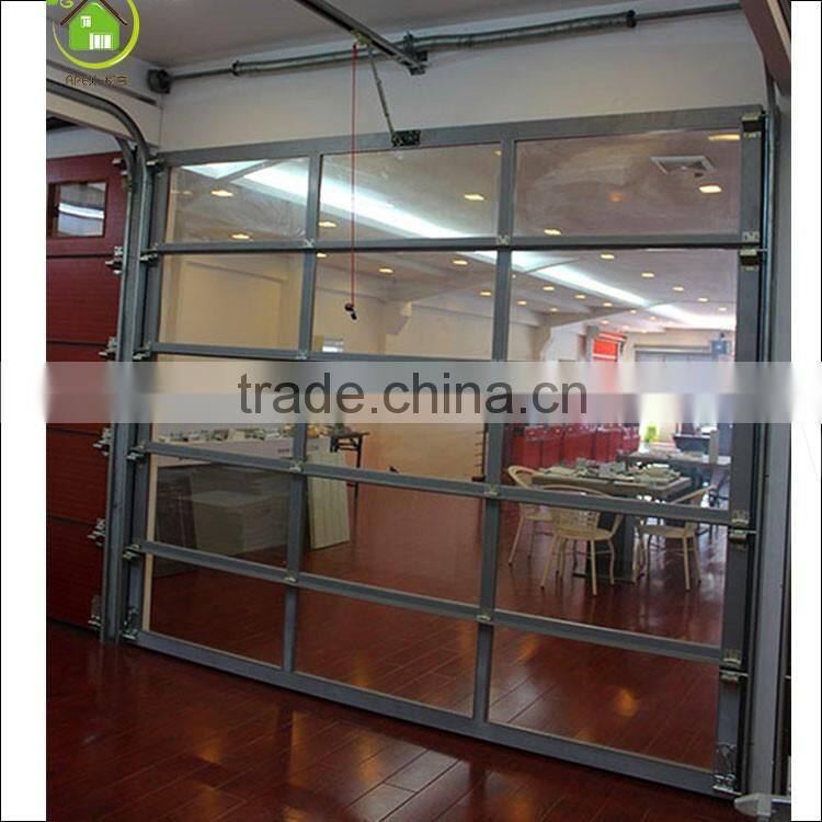 glass panel garage door