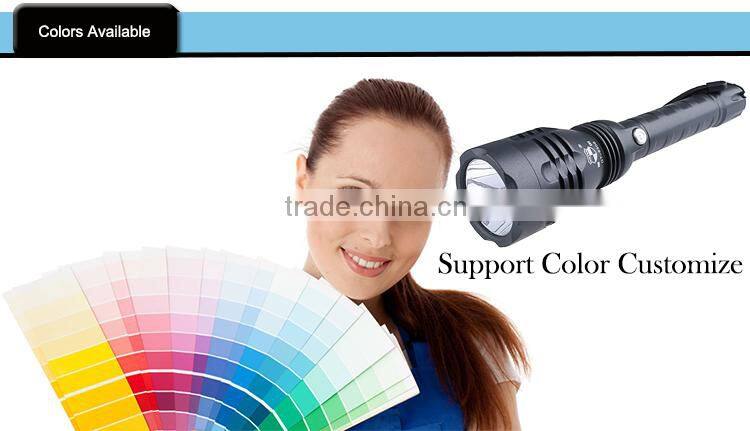 High capacity rechargeable led Japan flashlight