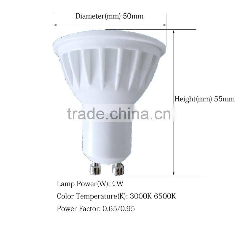 Top Products 160Degree GU10 Spot Light Set LED CE 50mm RoHS 4W Housing