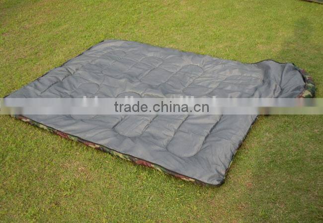 Outdoor thickened cotton camping camouflage military sleeping bag